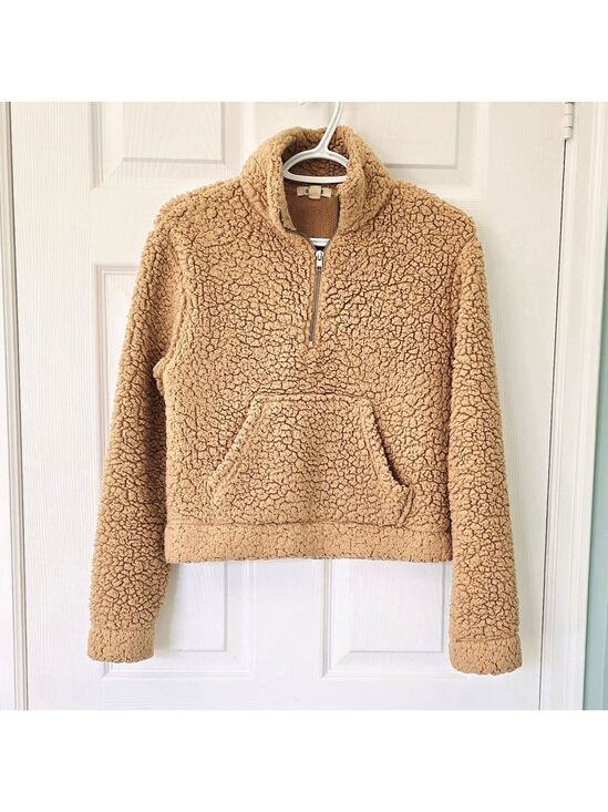 Garage Tops - Garage Women's Sherpa Cowl Sweatshirt Sweater Size S Petite